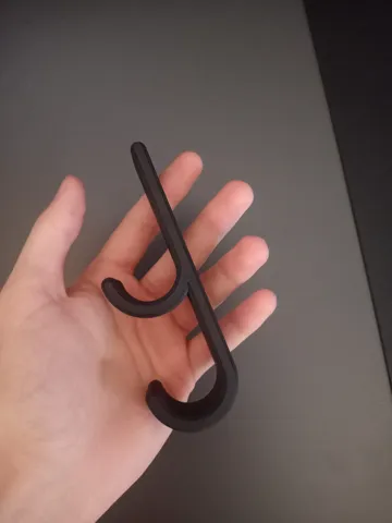 Modelo para impresión 3D: Gancho Doble de Pared - Paramétrico — vista de referencia 5