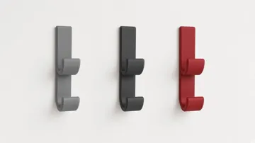 Modelo para impresión 3D: Gancho Doble de Pared - Paramétrico — vista de referencia 3