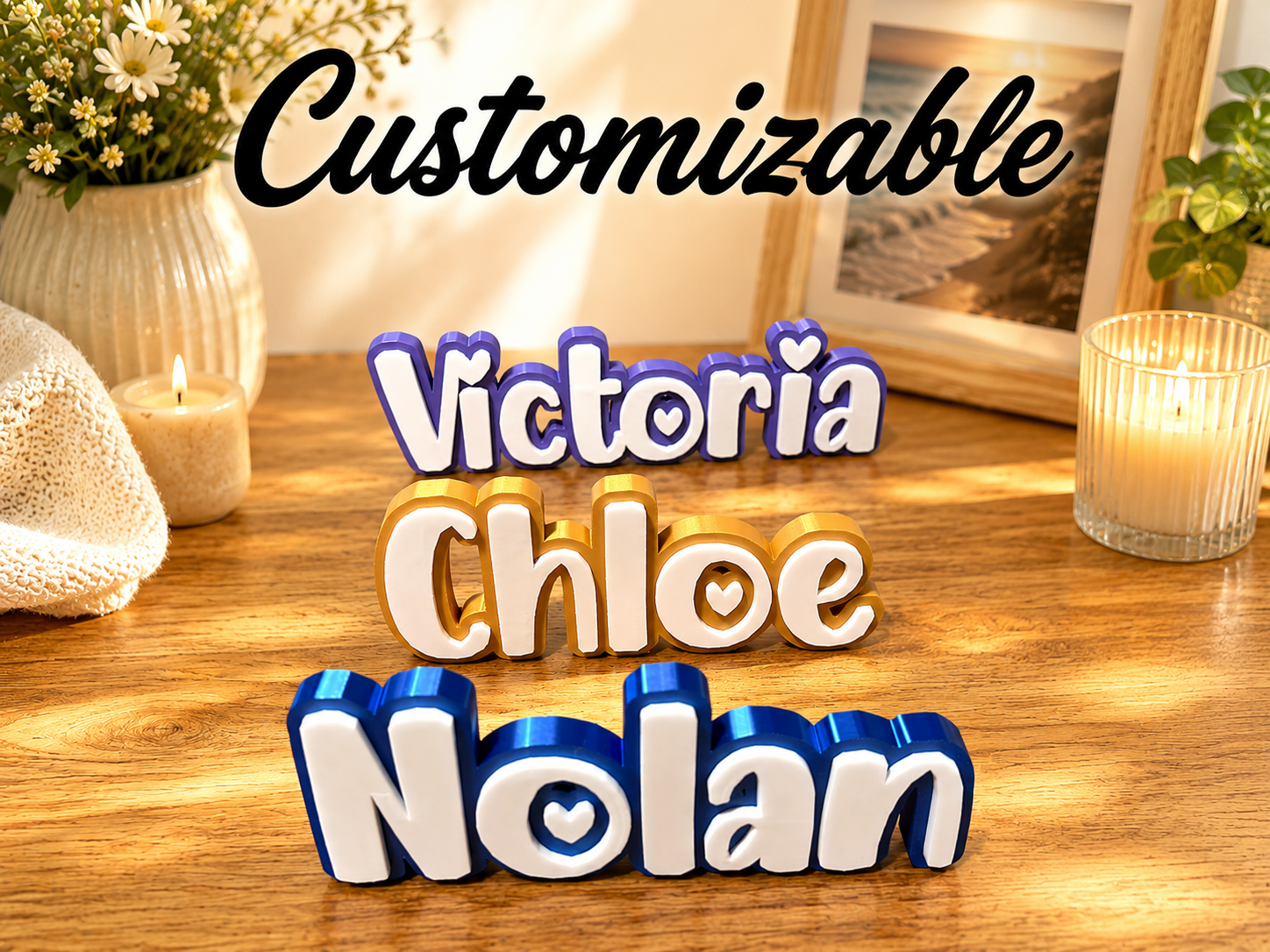 Customizable Name Cute love font