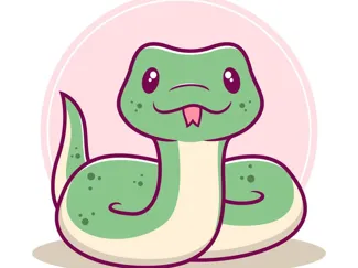 Cute snake puzzle