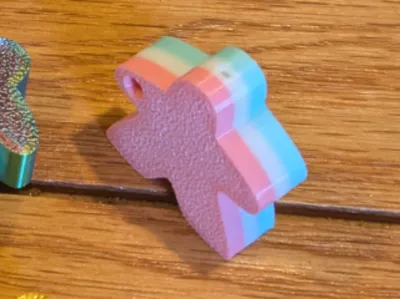 Trans Meeple - Three Color - Low Filament Settings