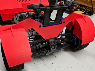 Traxxas Fiesta Rear Mud Guard