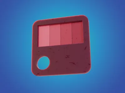 Fillament swatch (small with transparency)