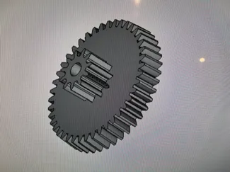 Bally EM pinball score motor gear box_gear one