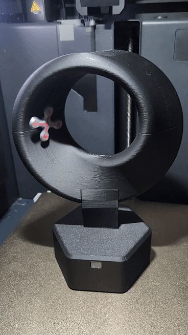 Mechanical Mobius strip. Battery operated.