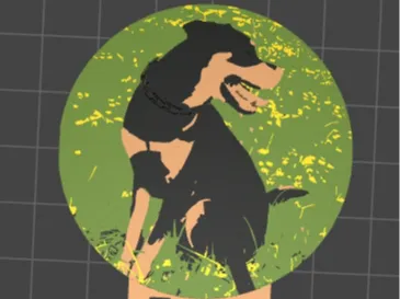 duke the dog bookmark