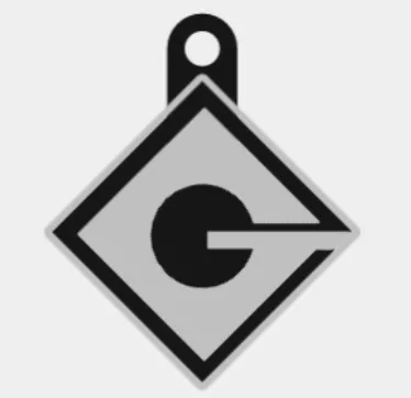 Gru Logo Zip Keychain from despicable me (Minions)