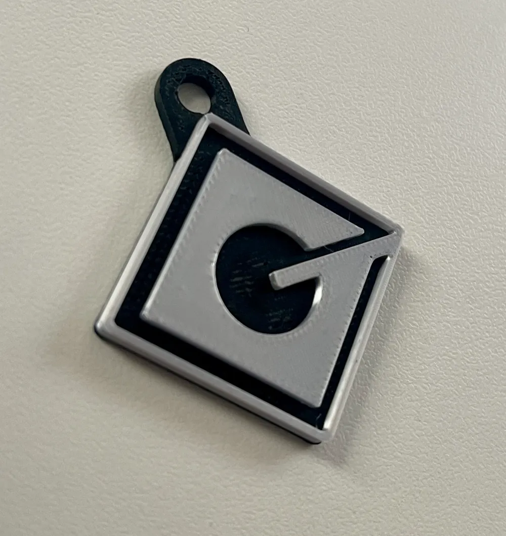 Gru Logo Zip Keychain from despicable me (Minions) - Free 3D Print Model -  MakerWorld, image size:1000x1060