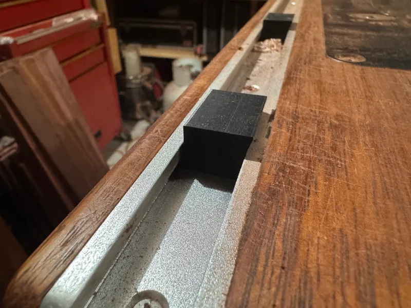 Planing Stop for Standard Tablet Saw T-Slot