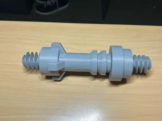 3 Piece LightSaber Hilt single or Dual blade