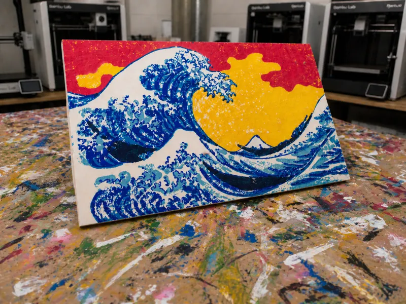 Paint & Make your own Japanese Woodblock Print!
