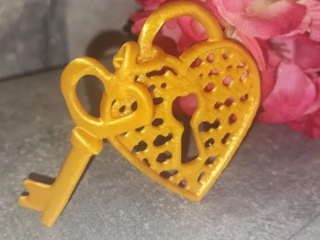 Herzschloss Heart Key Valentinstag Geschenk
