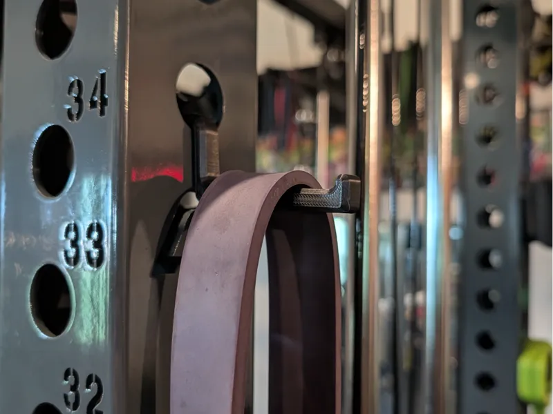 Power Rack Band holder for 1 inch holes