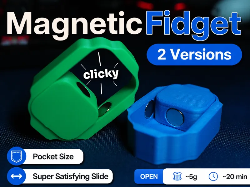 Magnetic Fidget Open Version | Super Satisfying