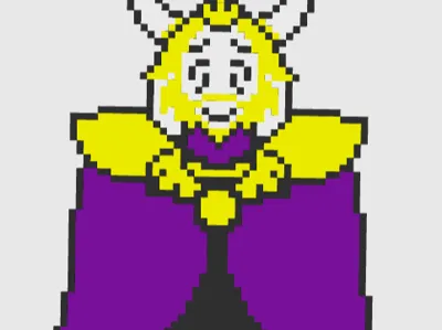 Asgore Undertale Keychain