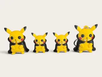 Figura decorativa: Vampire Pikachu - Mini Chibi - Halloween Edition — vista de referencia 4