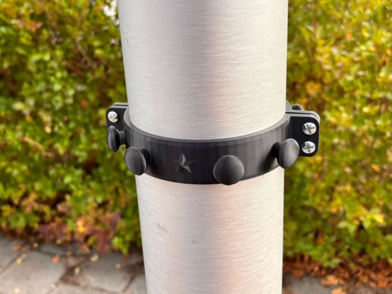 Street Pole Bag Ring for PMD or Trash Bags