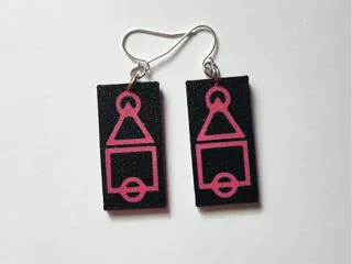 Squid Game earrings