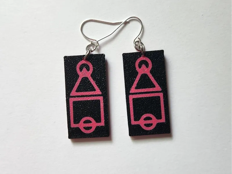 Squid Game earrings