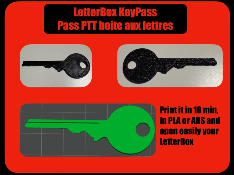 French Pass PTT10 For LetterBox