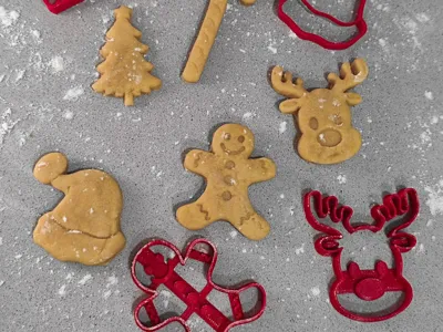 Christmas Cookie Cutter Set (5 Pack)