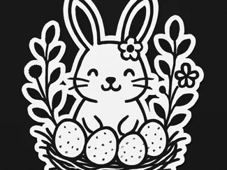 easter bunny decoration