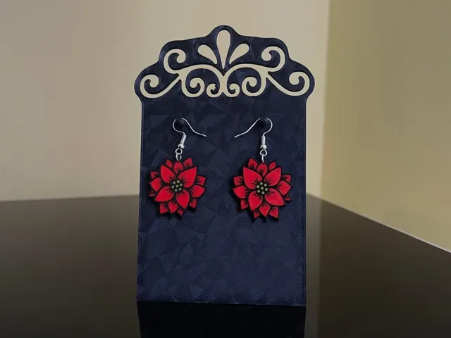 Pendientes Flor de Pascua