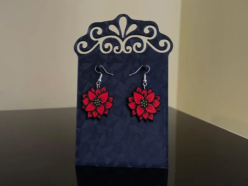 Pendientes Flor de Pascua