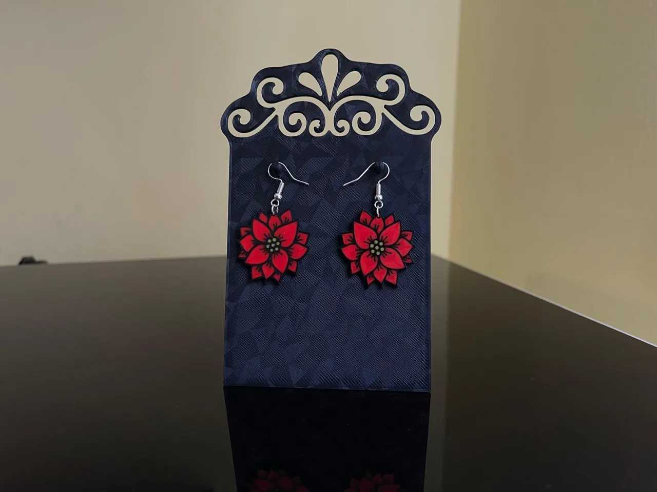 Pendientes Flor de Pascua view 3