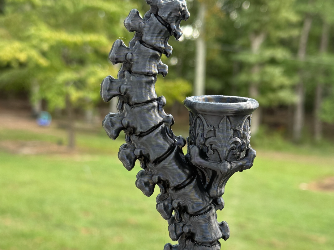 Victorian Spine Candle Holder - 1