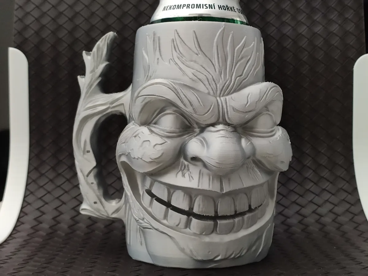 Porte-canette Troll Face / chope à bière