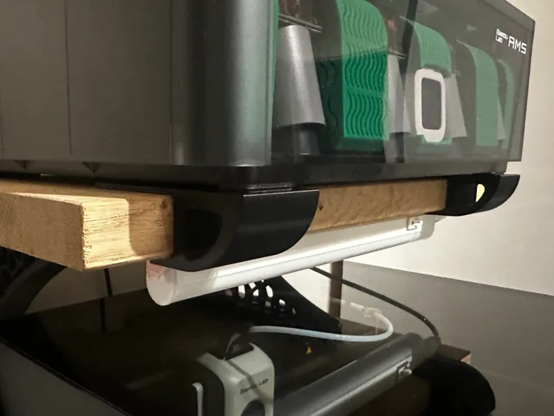 Bambu AMS Shelf Extender (Lid Opening Fix)