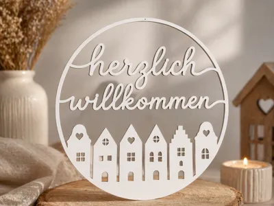 Welcome Wreath Houses 