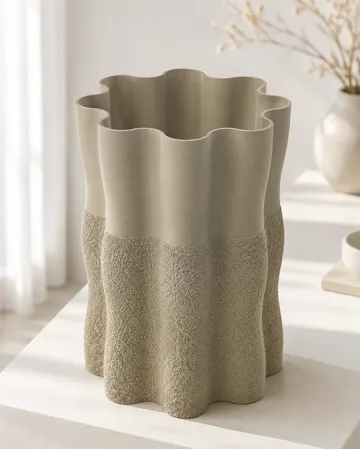 Jarrón decorativo: Scandi Wave Vase — vista de referencia 3
