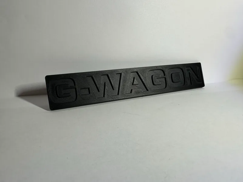 Mercedes Benz G class mirror badge