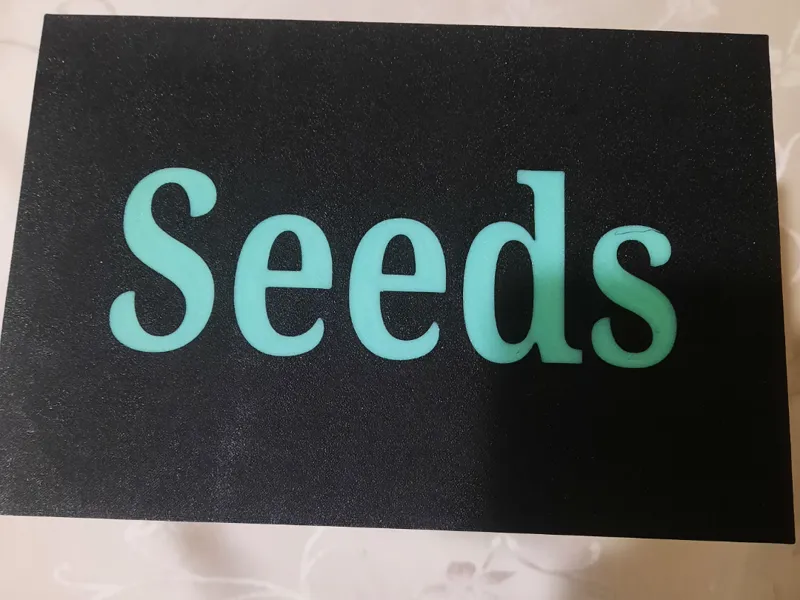 Seed packet box