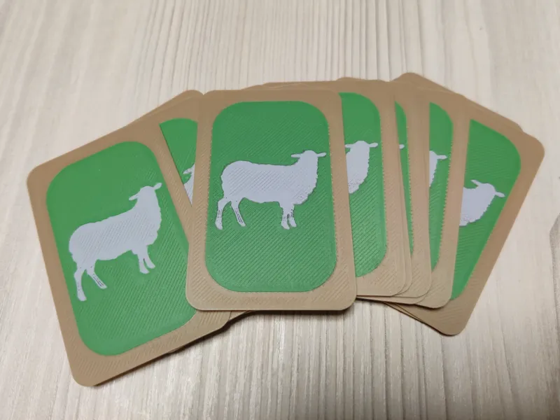 Settlers of Catan - Sheep/lamb card