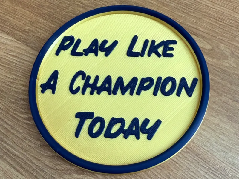 Play Like a Champion Today - Coaster Set