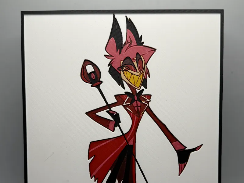 Hazbin Hotel Hueforge - Alastor