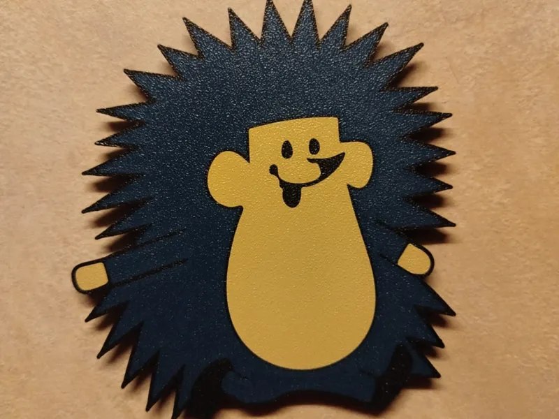 Hedgehog from Fairy Tale Mole Magnet Ježek Krteček