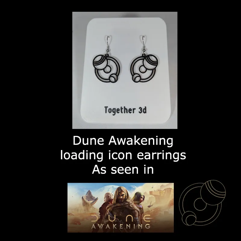 Dune Awakening loading icon earrings view 3