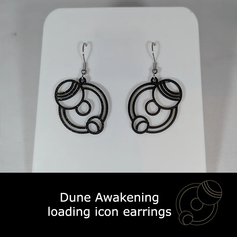Dune Awakening loading icon earrings view 4