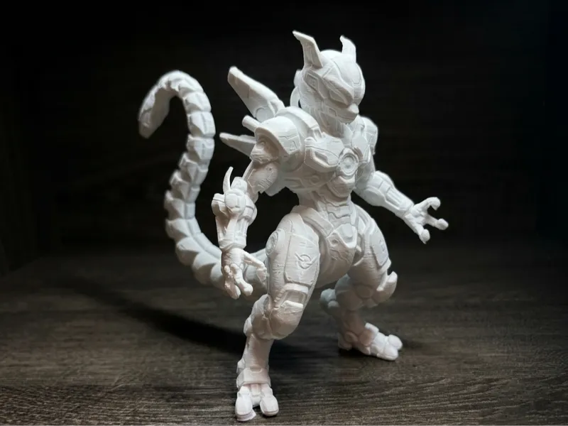 MECHA MEWTWO Pokemon Cyberpunk Legendary Statue