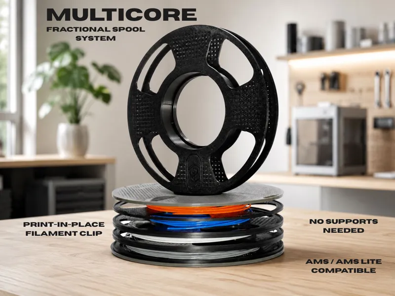 MultiCore: Multi-Filament Spool Accessory