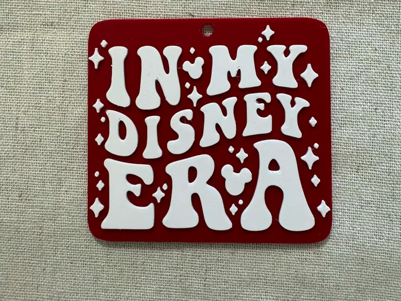 “In My Disney Era” Keychain / Tag