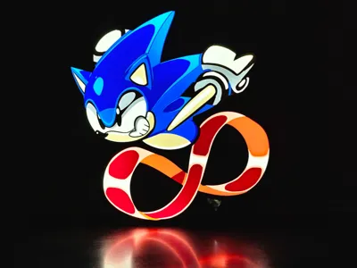 Sonic the hedgehog lightbox