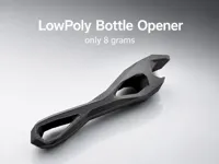 LowPoly Flaschenöffner