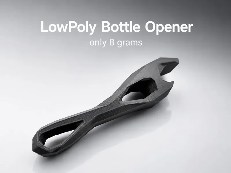 LowPoly Flaschenöffner