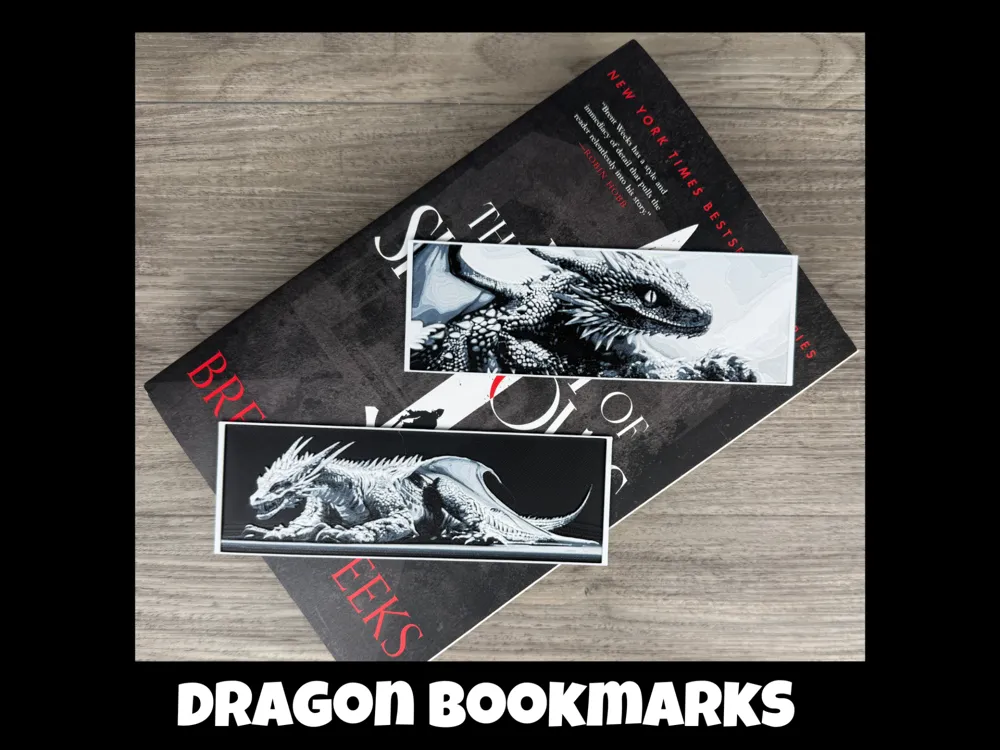 Dragon Bookmarks - Set #3