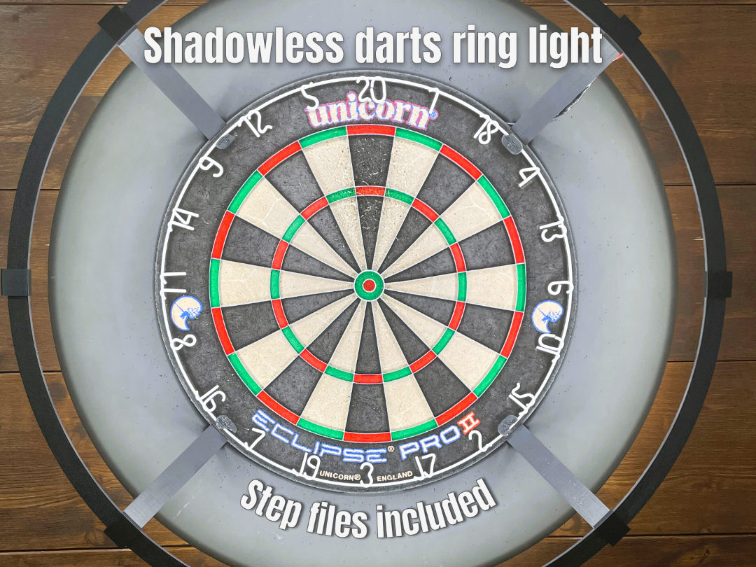 Universal Darts Lighting - Snap-fit modular design